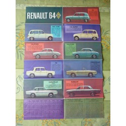 Renault gamme 1964,...