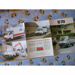 Renault B70, catalogue brochure dépliant