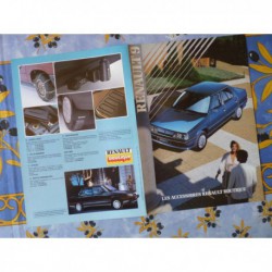 Renault 9, accessoires boutique, catalogue brochure dépliant