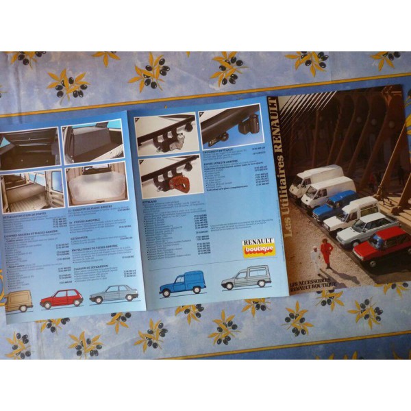 Renault Trafic Master Express, accessoires boutique, catalogue brochure ...