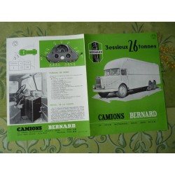 camions Bernard 26T 12cv...