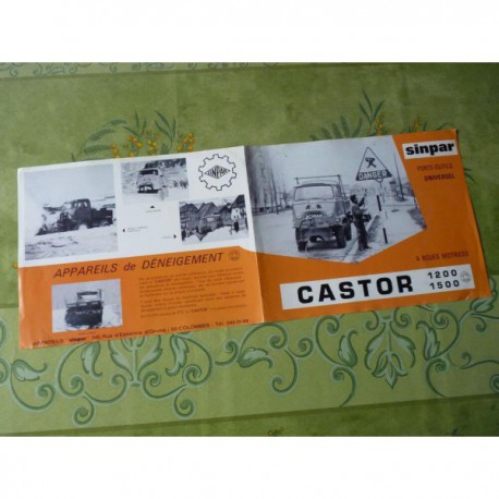 Renault Sinpar Castor R4650 1200, catalogue brochure