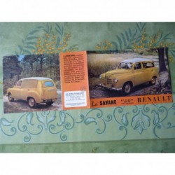 Renault Savane Colorale 800kg, catalogue brochure