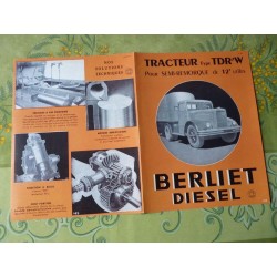 camion Berliet TDR 7W, catalogue brochure