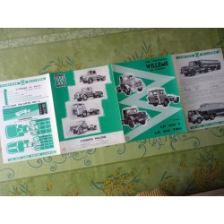 camion Willème LD610 T et TBH 35T, catalogue brochure LD 610