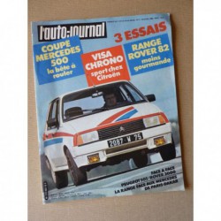 Auto-Journal n°07-82, Citroën Visa Chrono, Range Rover V8, Mercedes 500SEC, Rover 2000, Peugeot 505SR