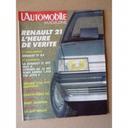 L'Automobile n°477, Renault 21 RX, Toyota Celica 2.0GT, Jaguar XJSC V12, Lancia Delta S4