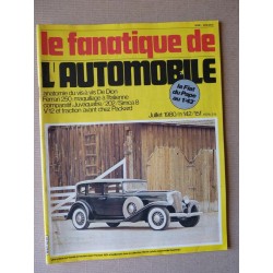 Le Fanatique n°142, De Dion Bouton, Simca Aronde, Simca 8, Peugeot 202, Renault Juvaquatre, Packard, Ferrari 250 GT