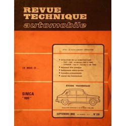 RTA Simca 1100 5 et 6cv. Citroën Ami 6, AK. Fiat 500