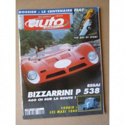 Auto Passion n°132, Fiat 1600S, Fiat 124 1600, Barchetta, Fiat Dino Spider, coupé 2.4, Bizzarrini P538, en Grand Prix