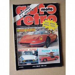 Auto Rétro n°23, Dino 246 GT, 50 and Ford V8, Mercedes 300SL, Simca 5, Sunbeam-Alpine