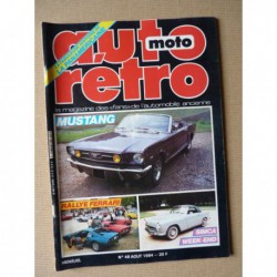 Auto Rétro n°48, Chapron Henri, Chrysler 300, Citroën DS Ricou, Ford Mustang, Jaguar XJ6, Lancia Aurélia B20, Panamericaine