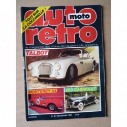 Auto Rétro n°51, Austin VanDen Plas Princess, Packard, Peugeot 203 cabriolet, Stimula 55, Talbot 1945-54, Triumph 100C