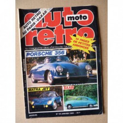 Auto Rétro n°53, Jaguar S, Matra Djet V, Oldsmobile Toronado, Porsche 356, Saab 92, 95, 96
