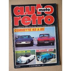 Auto Rétro n°62, Chevrolet, Delage Delahaye ACB, Porsche 356, Simca Aronde Montlhéry, Triumph 2000 2500, Suzuki RE 5 Wankel