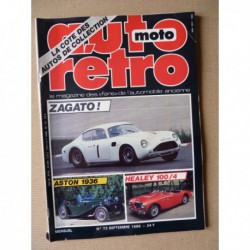 Auto Rétro n°73, Zagato Frères, Austin Healey 100-4, Donkervoort S8A, Lancia Gamma, Morgan +8, Panther Kallista, Stimula 55