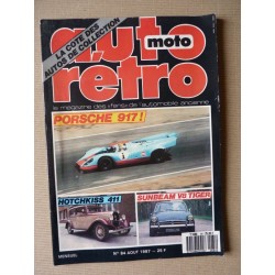 Auto Rétro n°84, BMW LS Luxus, Doretti Swallow TR, Ferrari 246 308, Hotchkiss 411, MG TD, Nash 600 Airflyte, Sunbeam Tiger