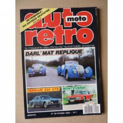 Auto Rétro n°90, Chrysler 300G, Ferrari Dino, Lagonda Rapide, Monteverdi, Peugeot Réplique 302, 402 Darl'Mat, Terrot NSSL