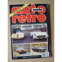 Auto Rétro n°92, Buick, Cadillac V16, Fiat Dino coupé, Jaguar XK120, Lagonda Rapide, Monica 560, Simca Présidence