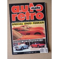 Auto Rétro n°98, Alfa Romeo 1900, Hudson Hornet, Lancia Aurelia, Lotus Elan +2, Maserati Khamsin, Mercedes 280SL, Terrot JSS