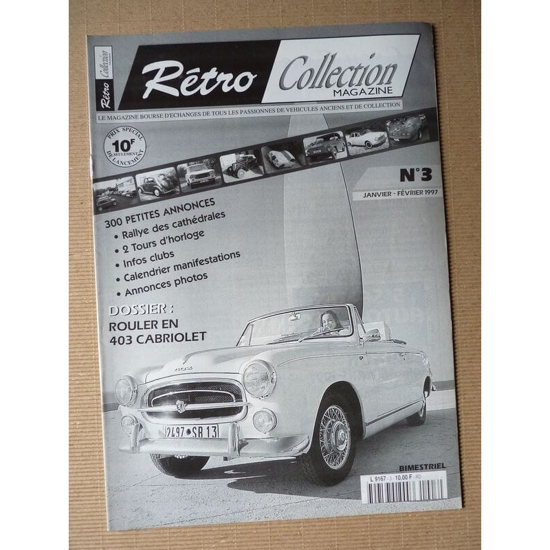 Rétro Collection n°3, Peugeot 403 cabriolet