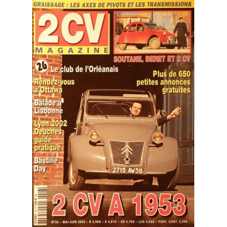 2CV Magazine n°26, 2cv A 1953