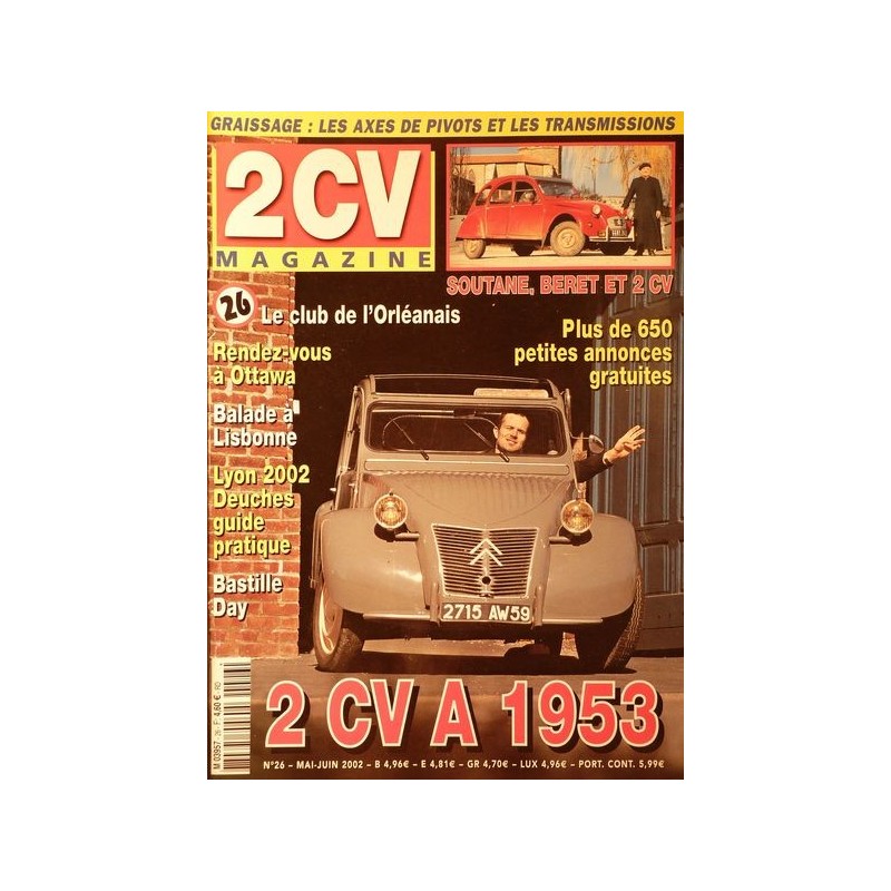 2CV Magazine n°26, 2cv A 1953