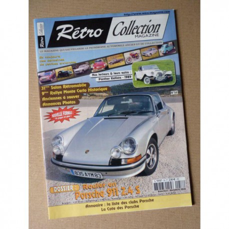 Rétro Collection n°58, Porsche 911 2.4S, Panther Kallista 1989