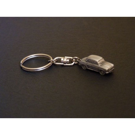 Porte-clés Renault Dauphine et Ondine, en étain