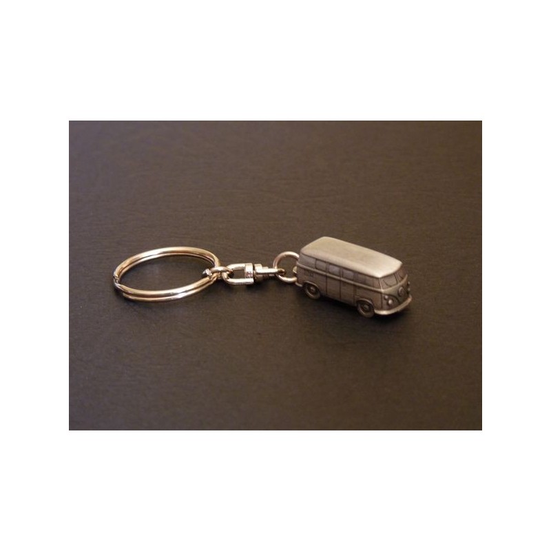 Logo VW Origine 5H0837891FOD - Autocollant Ou Badge Pour Clé De Contact 10mm - Noir/Chrome