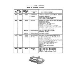 Francis Brun, catalogue pièce détachées adaptables 1967