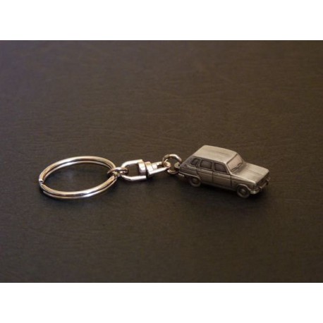 Porte-clés Renault 6, R6, en étain