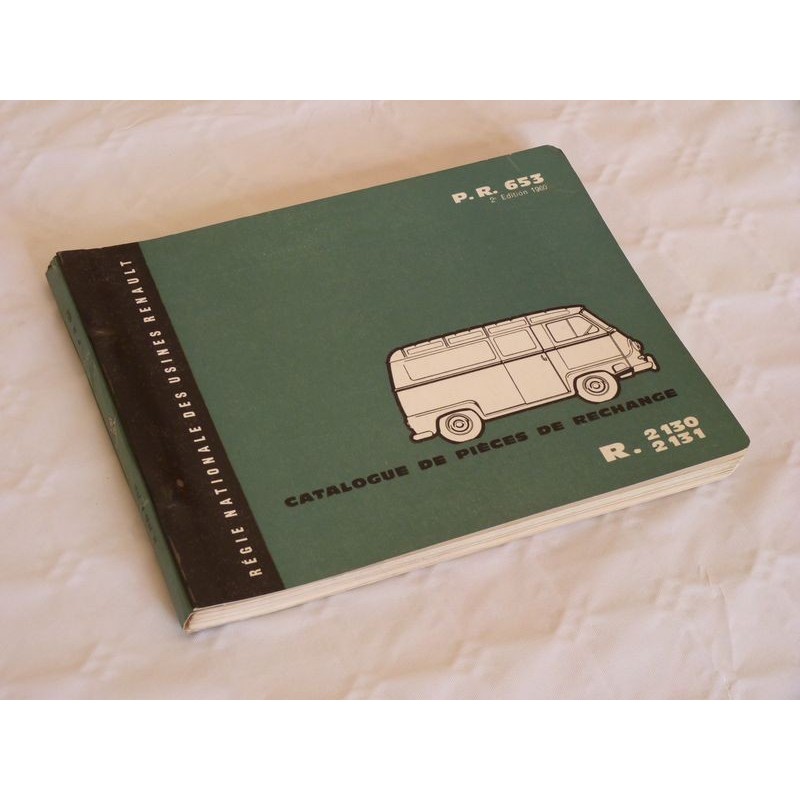 Renault Estafette R2130, R2131, catalogue de pièces