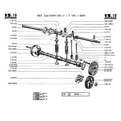 Renault Dauphine Gordini R1091, catalogue de pièces