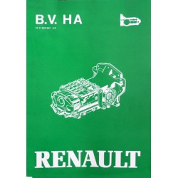 Renault boîte de vitesses HA, manuel de réparation
