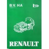 Renault boîte de vitesses HA, manuel de réparation