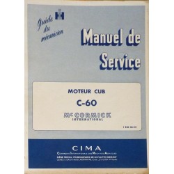 McCormick International Moteur CUB C-60, manuel de réparation