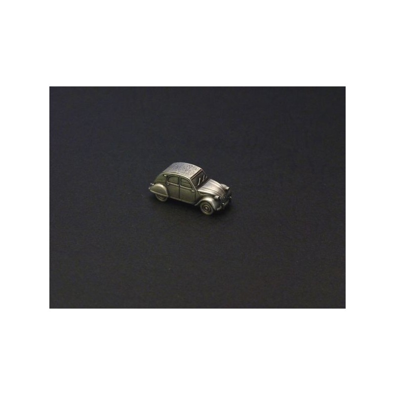 Miniature Citroën 2cv 1954-70, en étain 1/112e