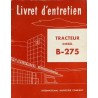 McCormick B-275 Diesel, notice d'entretien