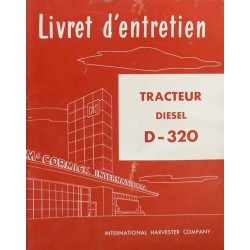 McCormick D-320 Diesel, notice d'entretien