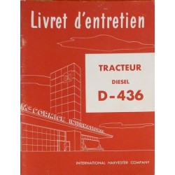 McCormick D-436 Diesel, notice d'entretien