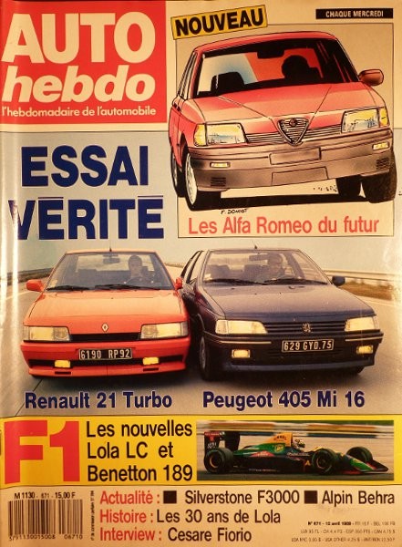 ⏪ Retro Essai : Peugeot 405 Mi 16