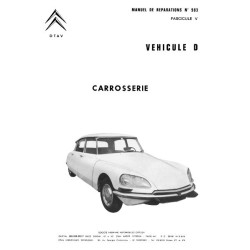 Citroën DS et ID tous types, manuel de réparation carrosserie