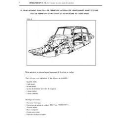 Citroën DS et ID tous types, manuel de réparation carrosserie