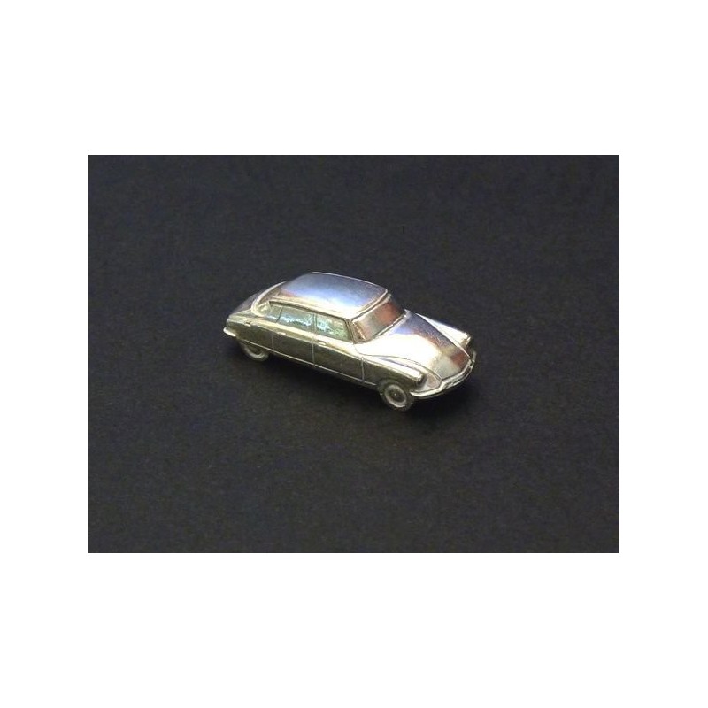 Miniature Citroën ID et DS, en étain poli 1/160e