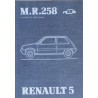 Renault Supercinq C400 à C403, manuel de réparation