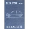 Renault Supercinq C400 à C403, manuel de réparation