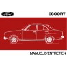 Ford Escort mk1, notice d'entretien