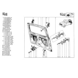 Renault 4 berlines de 1976 à 1982, catalogue de pièces