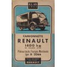 Renault 1400Kg type R2066, notice d'entretien